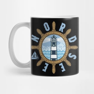 Nordsee Norddeutschland Leuchtturm Ostfriesland Mug